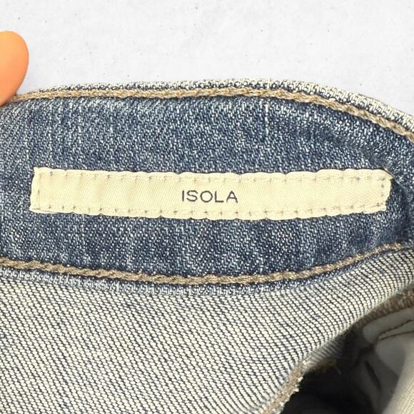 Citizens of Humanity Jeans Isola Women's 26 High Rise Raw Hem Medium Wash - Picture 5 of 7